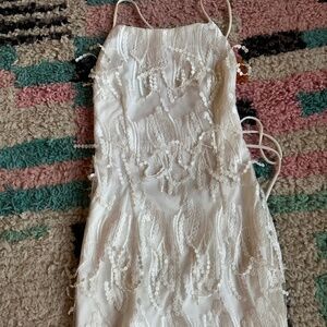 Lulus mini fringe dress